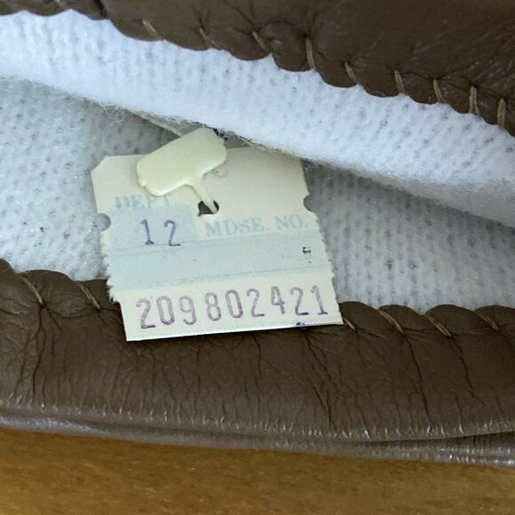 NEW Vintage Driving Gloves Womens S / M Brown Mid Century 1960s 1970s - Picture 6 of 6